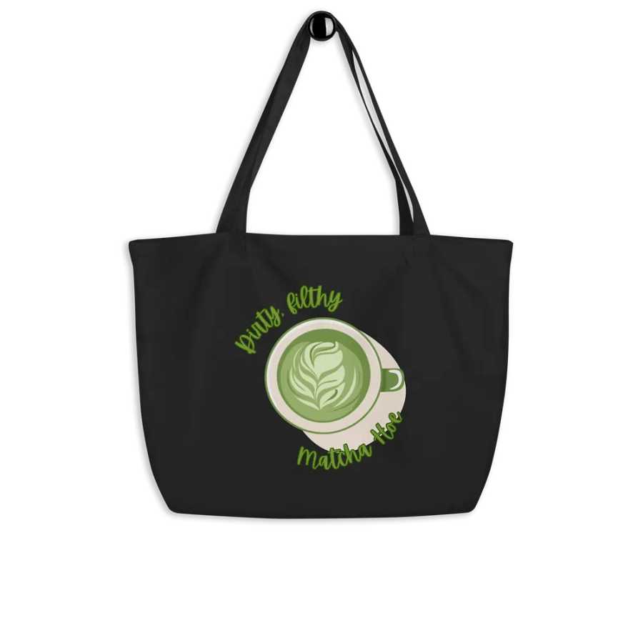 Dirty, filthy matcha tote product image (5)