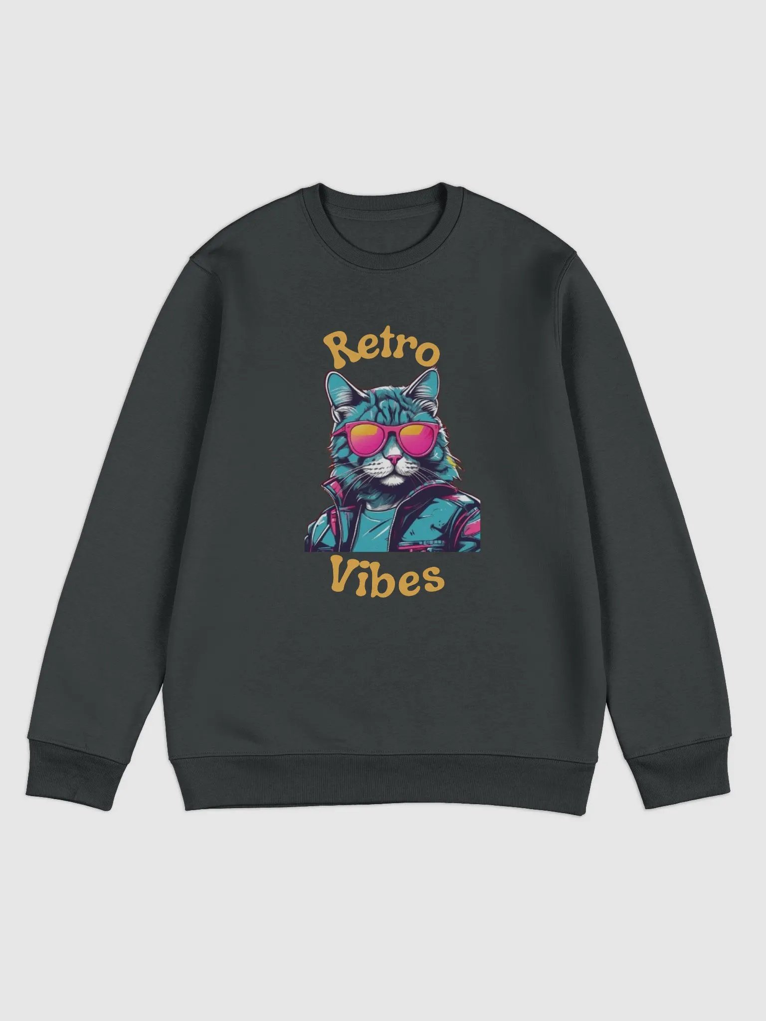 'Retro Vibes Stanley/Stella Unisex Eco Sweatshirt! product image (1)