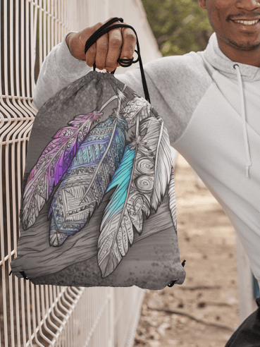 G Feathers, Drawstring Bag product image (2)