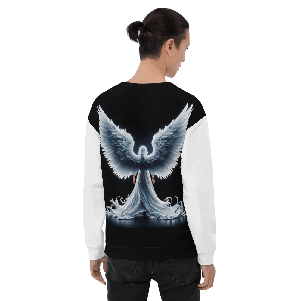 A White Angel and Cross - Unisex Sweatshirt #1 product image (7)