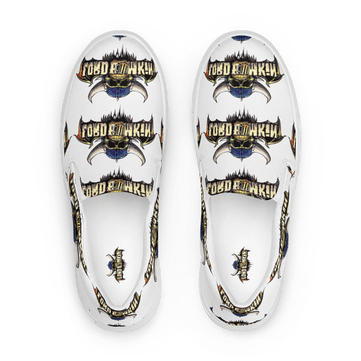 Halloween logo sweathercanvas slip-ons women product image (2)