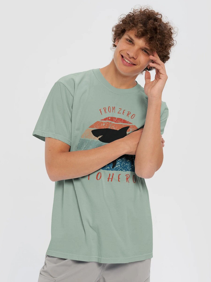 Hero Journey Shark Silhouette T-Shirt product image (70)