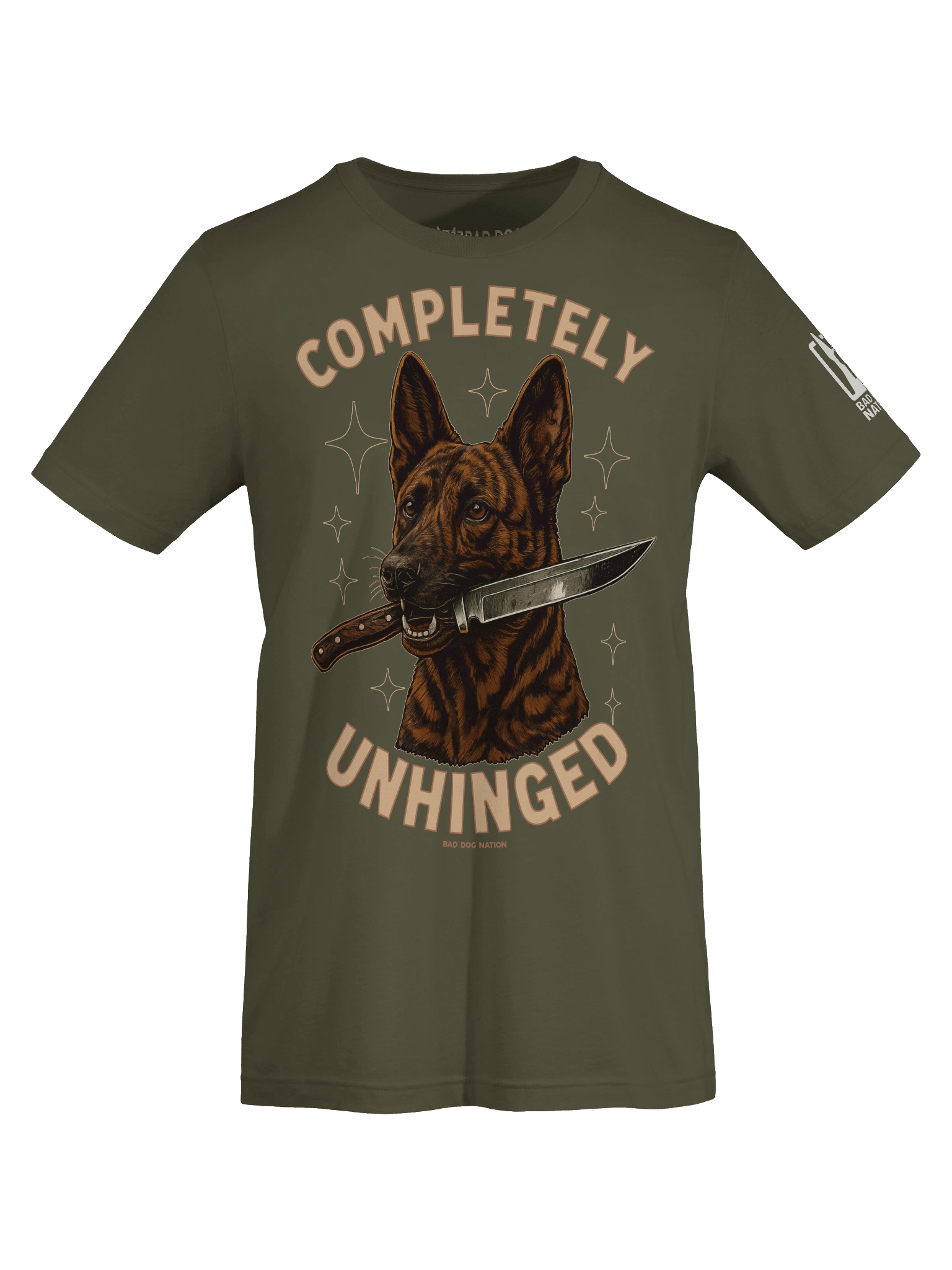 Completely Unhinged Dutch Shepherd - PREMIUM ADULT UNISEX T-SHIRT product image (1)