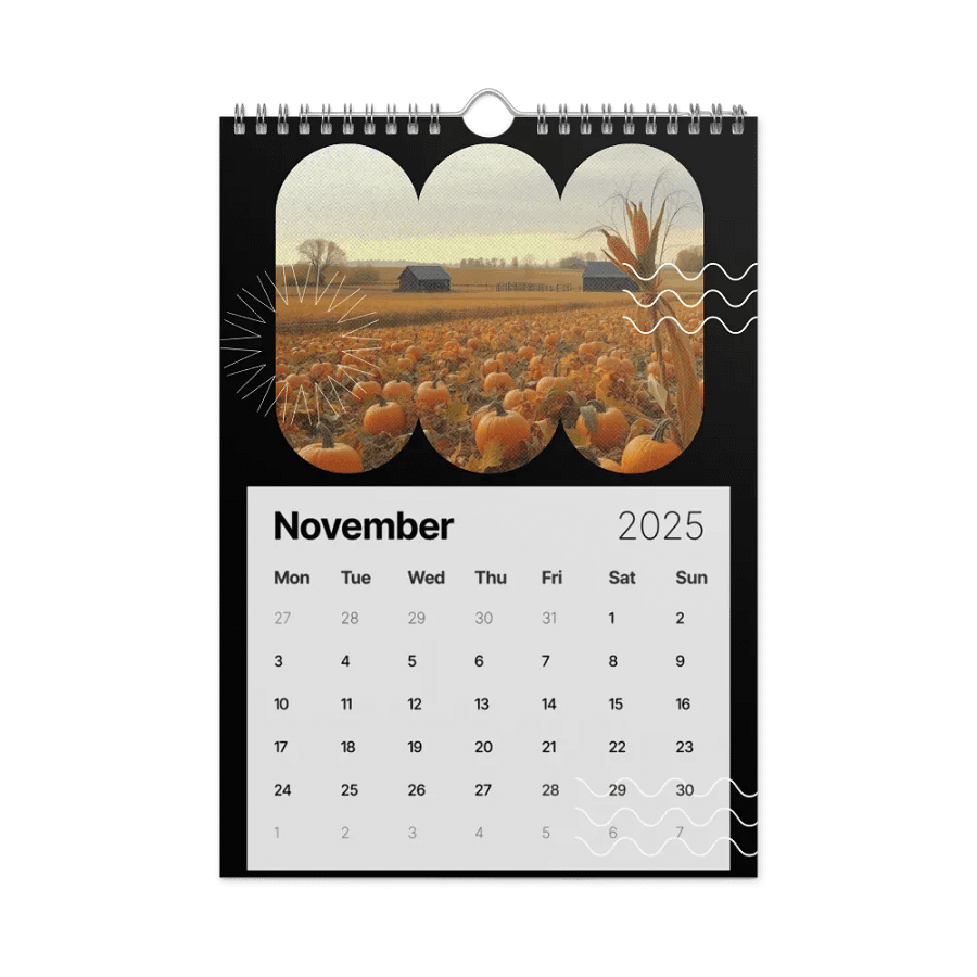SEASONAL NATURE WALL CALENDAR 2025 product image (11)