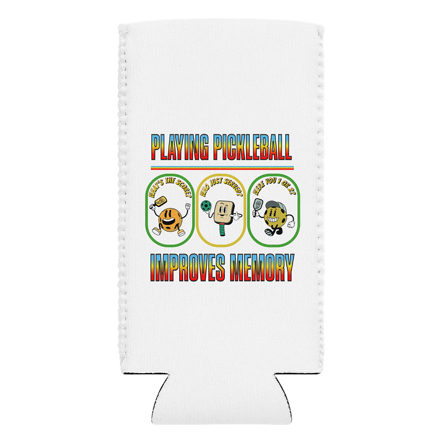 Playing Pickleball Improves Memory Boosting Can Cooler product image (1)