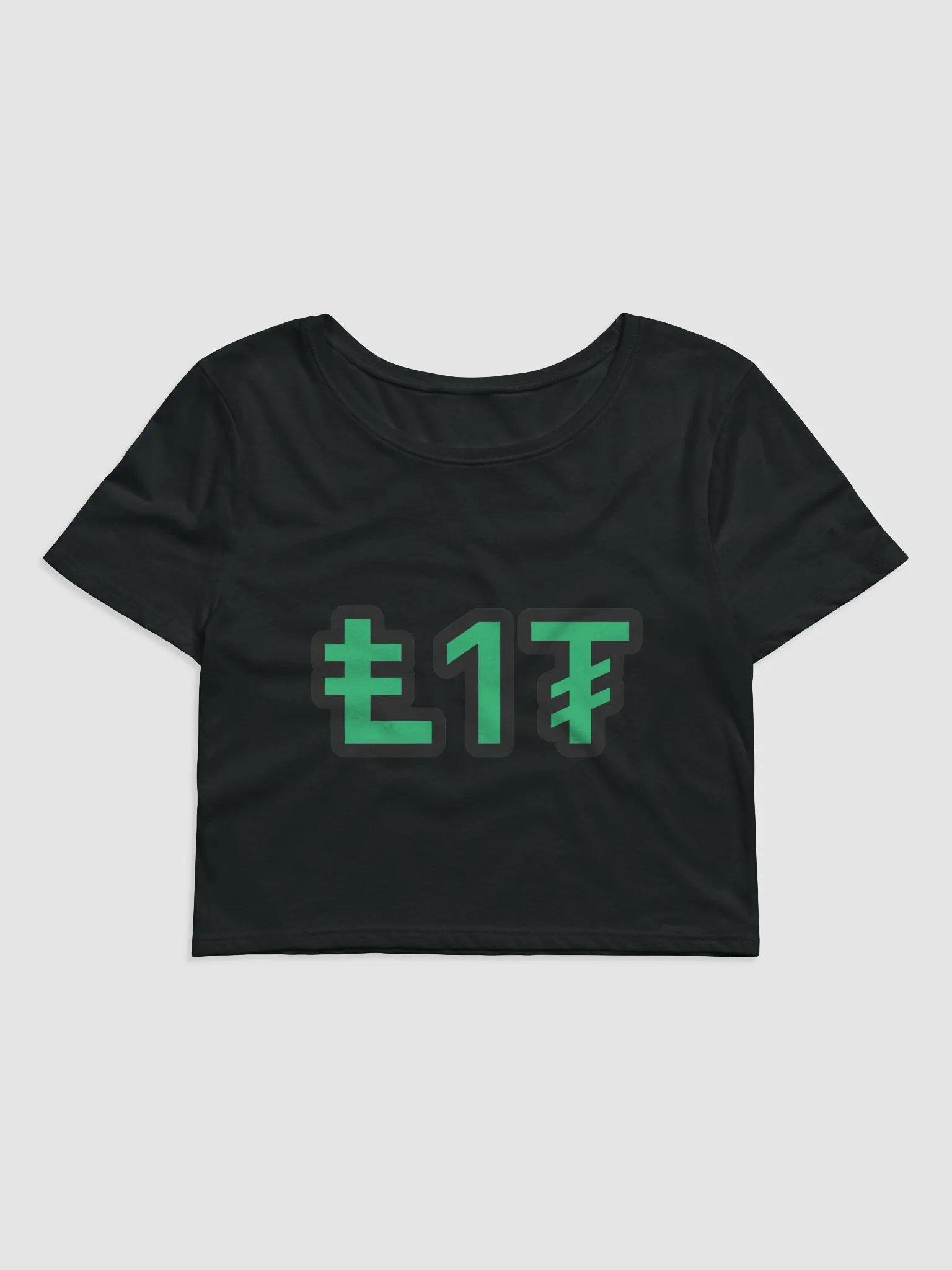 LIT Women's Crop Tee Green product image (1)