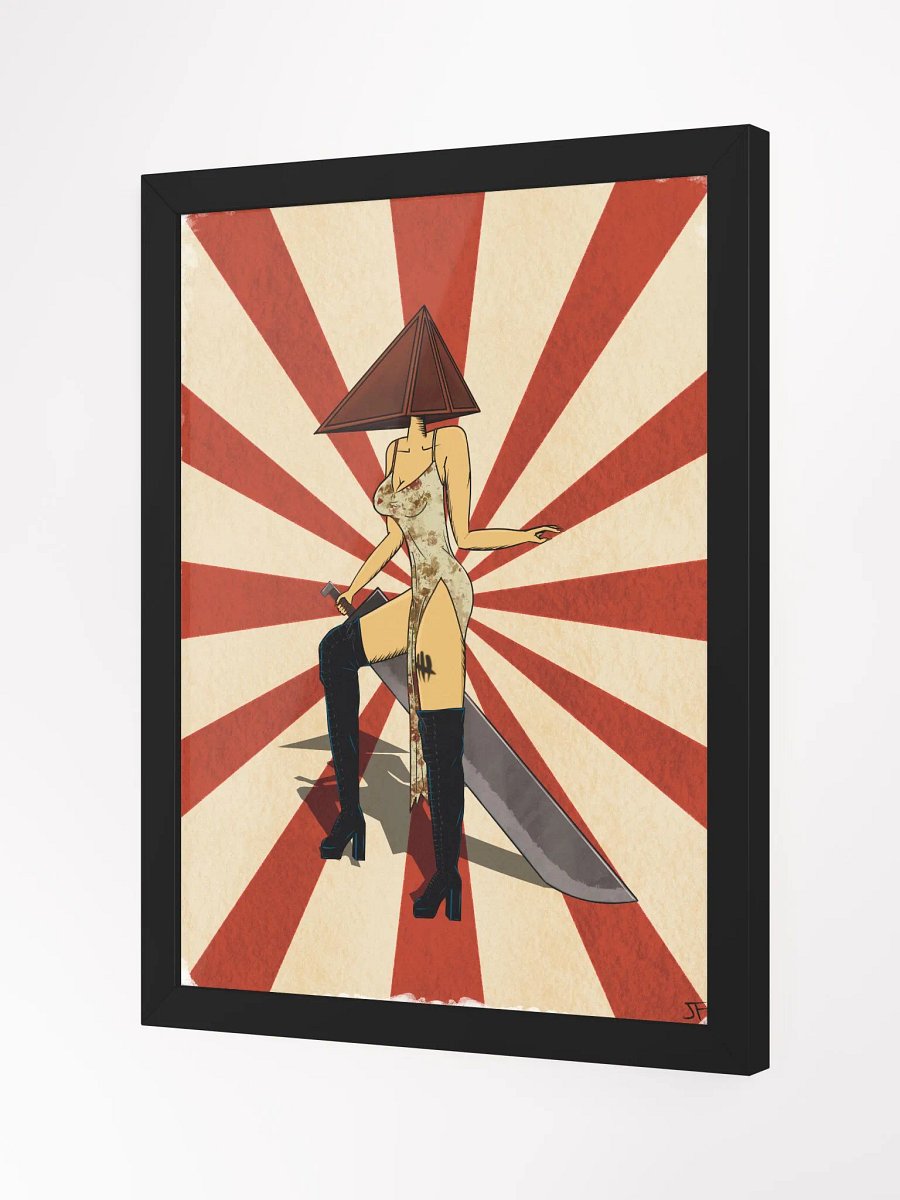 Lady Pyramid Framed Print product image (2)