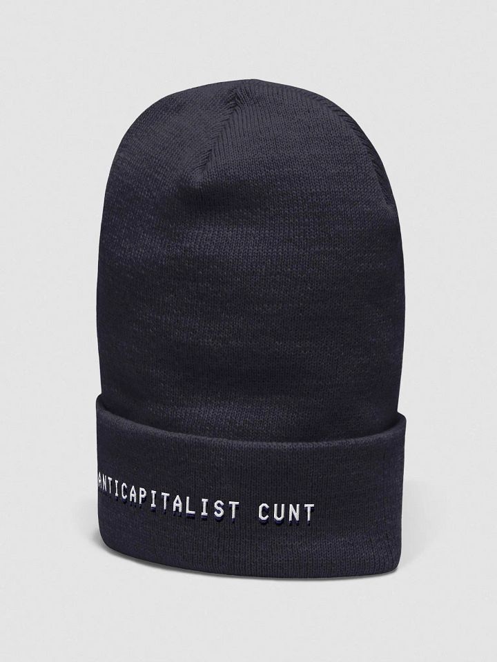 ANTICAPITALIST C*NT cuffed beanie product image (27)