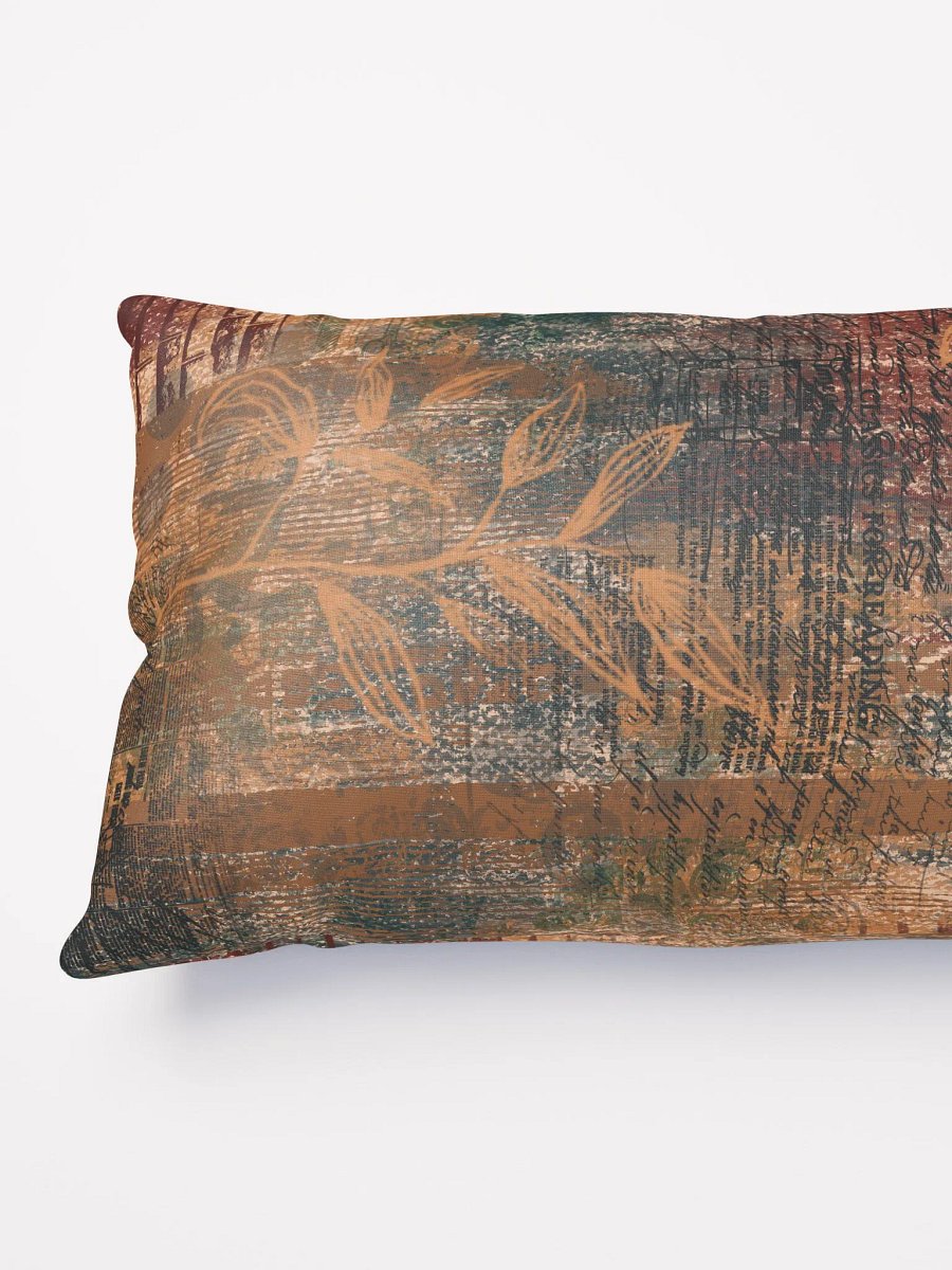 Grunge Design All-Over Print Basic Pillow Brown product image (3)
