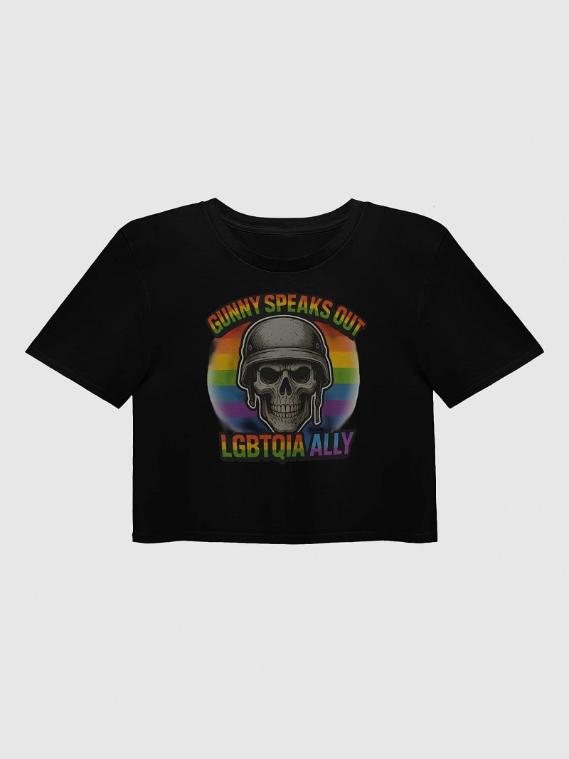 Rainbow Skull LGBTQIA Crop Top