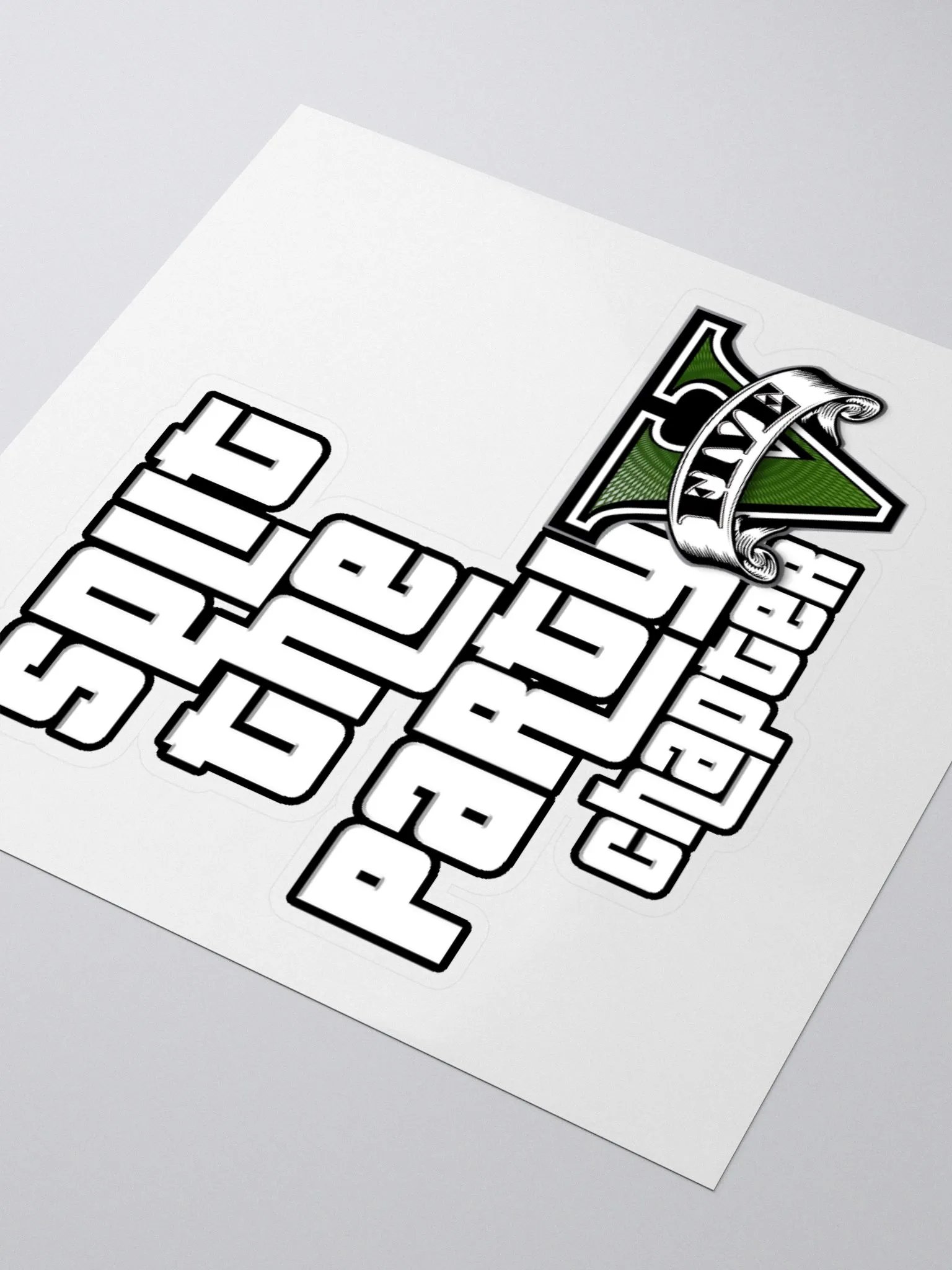 Big Borrowed Vehicle Chapter 5 - Kiss Cut Parody Logo product image (3)