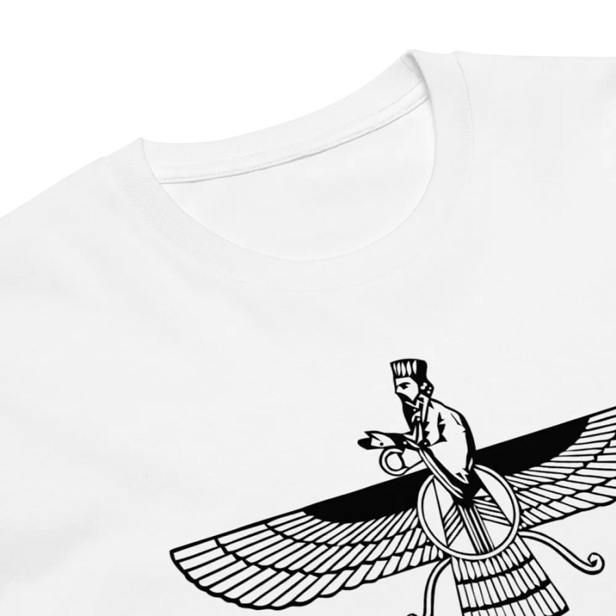 Faravahar Persian Design T-Shirt Good Thoughts Good Words Good Deeds product image (6)