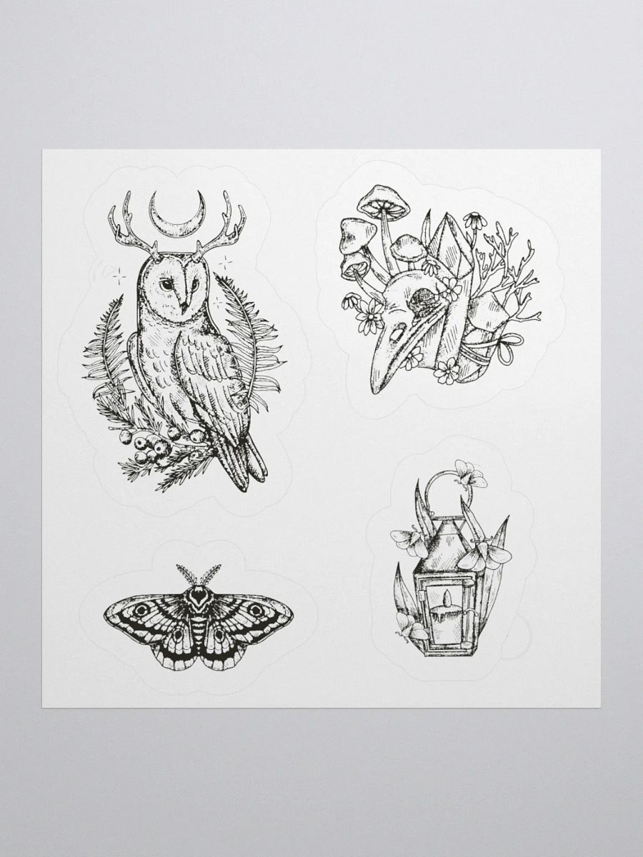 “Forest Familiar” – Sticker Sheet product image (1)