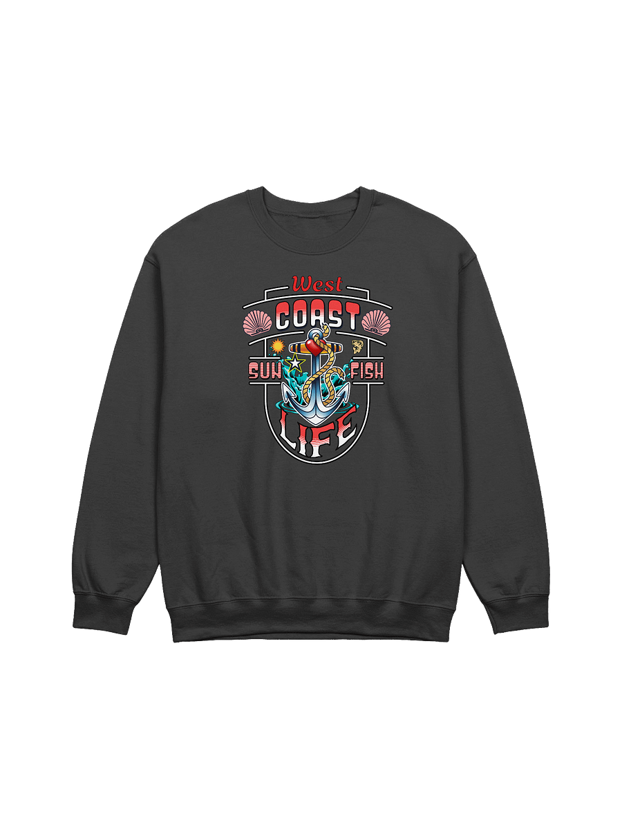 West Coast Life Nautical Crewneck Sweatshirt product image (1)