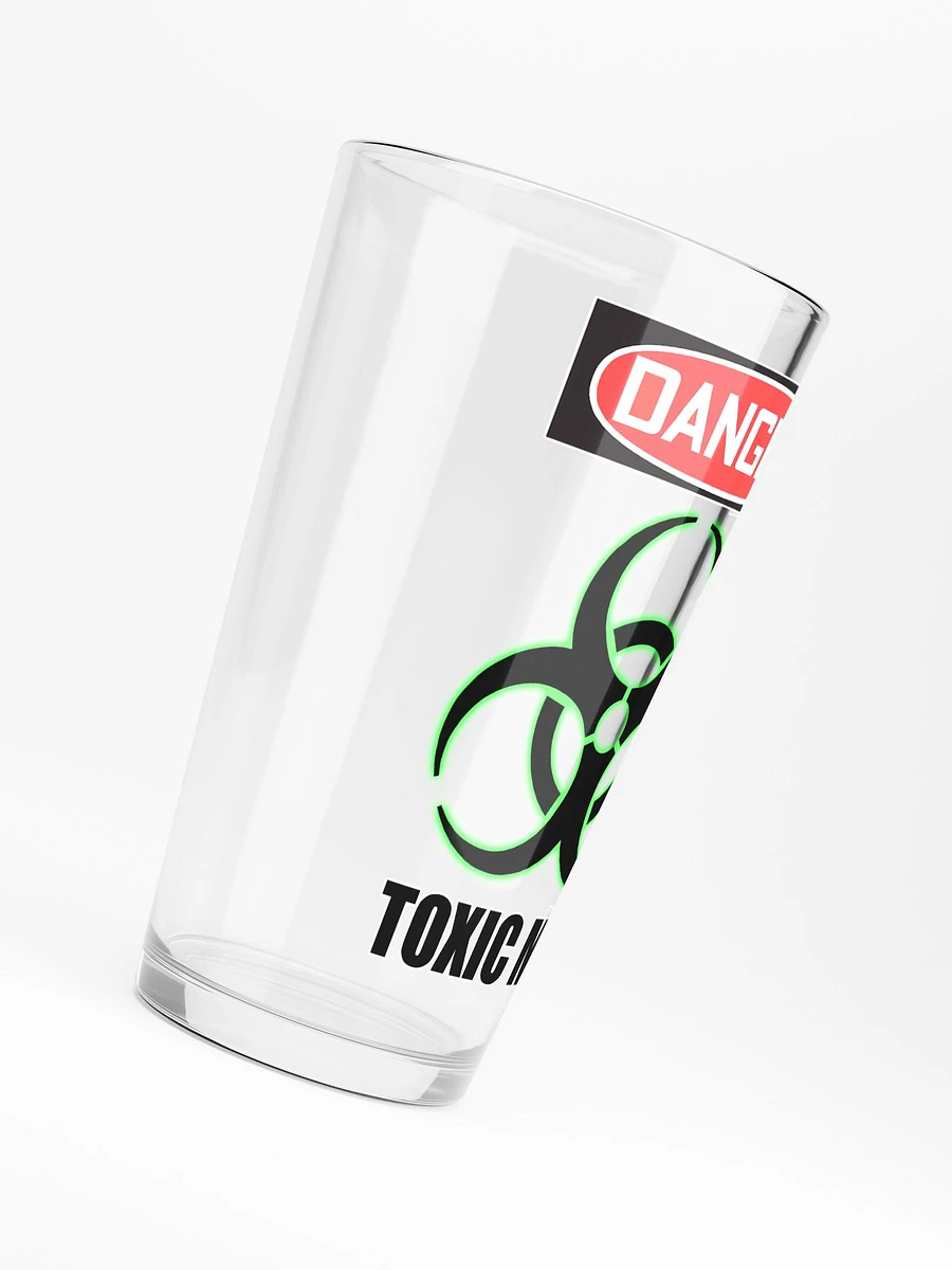 Danger: Toxic Male Pint Glass product image (6)