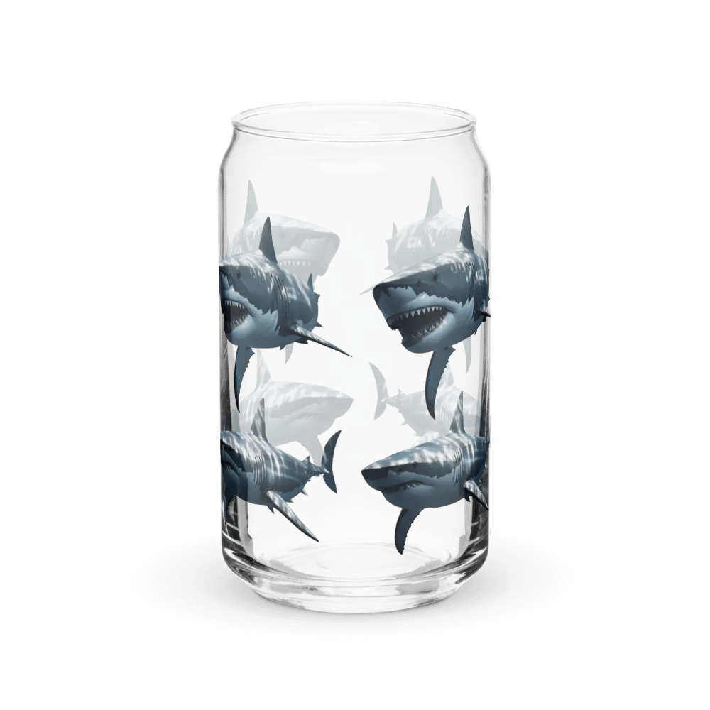 Shark Attack Can-Shaped Glass product image (40)