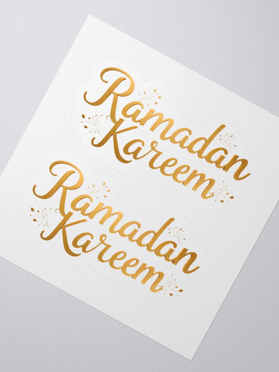 Golden Ramadan Kareem Sticker – Spread the Blessings of the Holy Month product image (4)