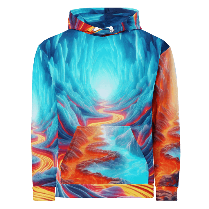 Fire and Ice - Blazing Glacier Cracks #21 product image (1)