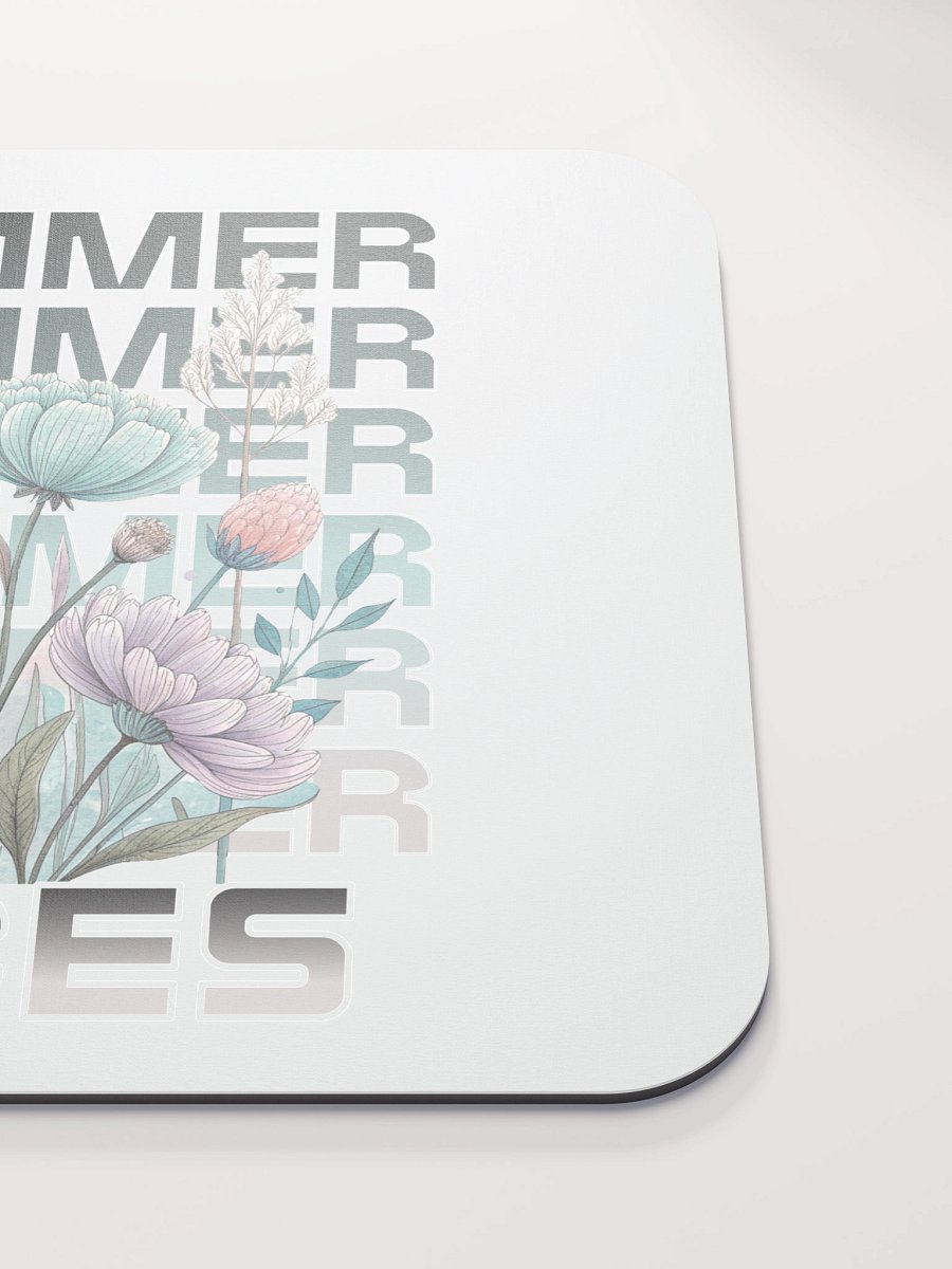 Summer Vibes Boho Flowers Floral Mouse Pad product image (5)