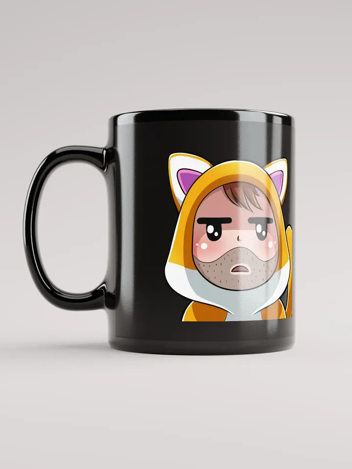 Catty Pix Black Glossy Mug product image (1)
