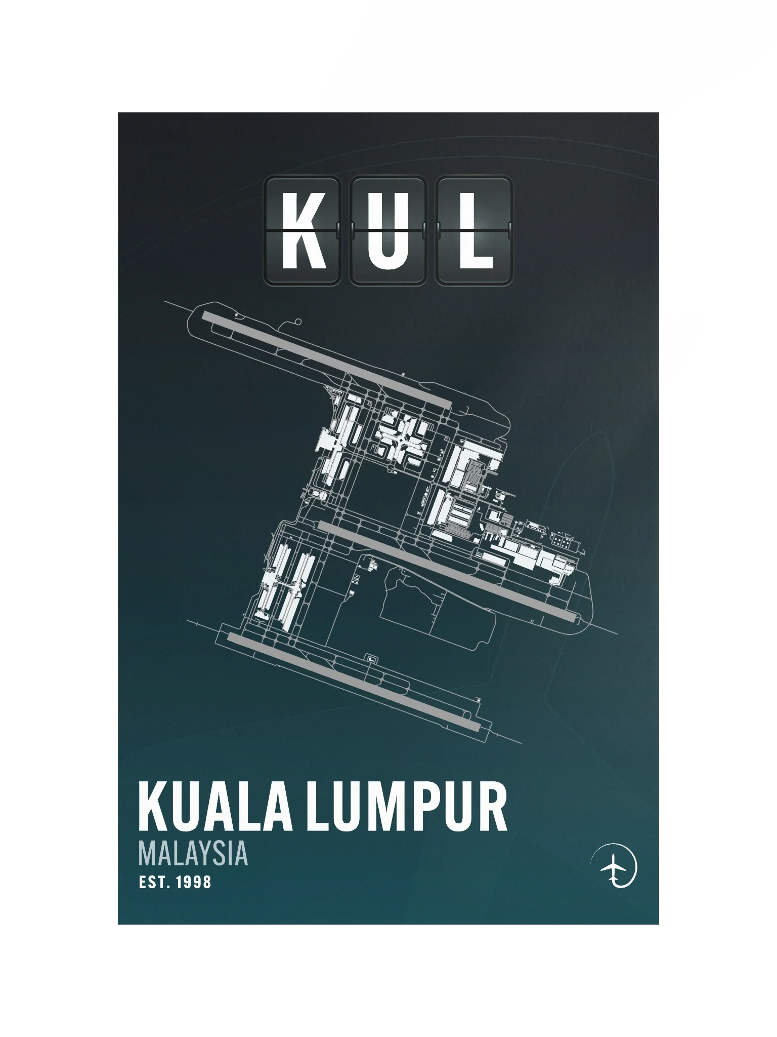 Kuala Lumpur KUL Poster product image (1)