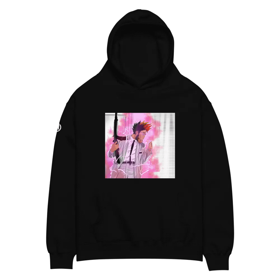 By Any Means Anime Black Hoodie product image (3)