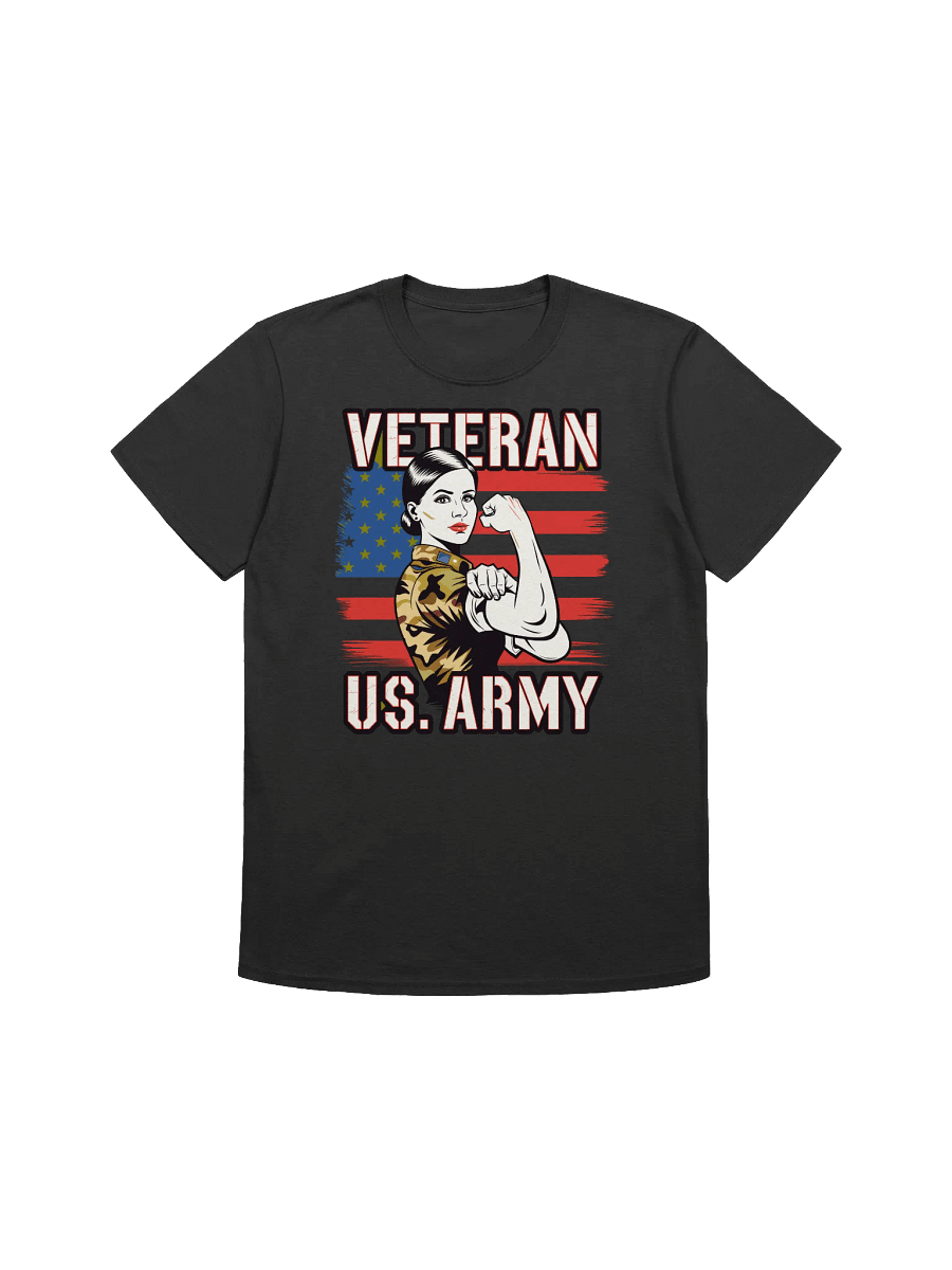 Memorial Day - Female Soldier - Always Loved Forever Missed Graphic T-Shirt product image (3)