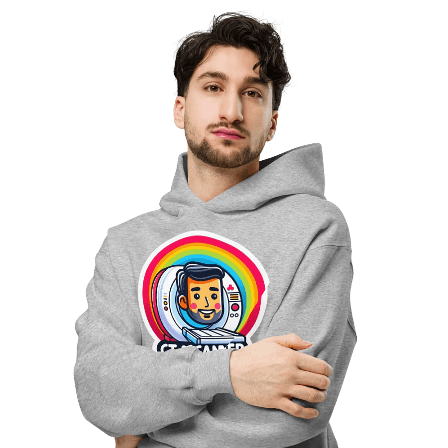 Rainbow CT Xcanner Unisex Oversized Hoodie product image (36)