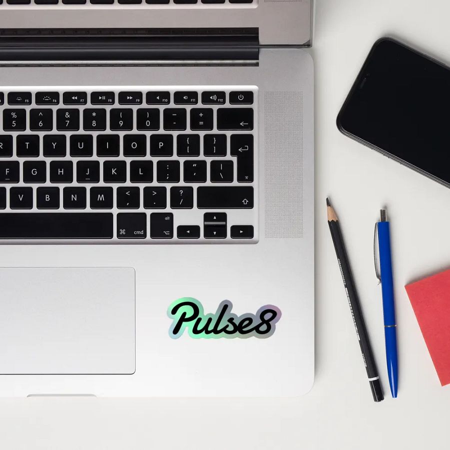 Pulse8 Logo Holo Sticker product image (10)