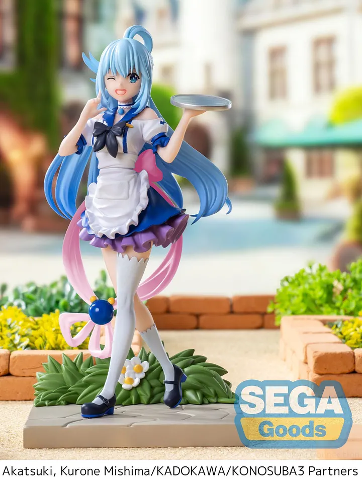 KonoSuba: God's Blessing on This Wonderful World! 3 - Aqua Luminasta Prize Figure (Waitress Ver.) – SEGA Goods product image (1)
