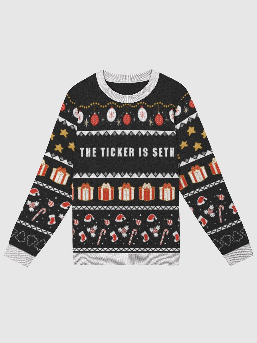 The Ticker is $ETH - Xmas Sweater product image (1)