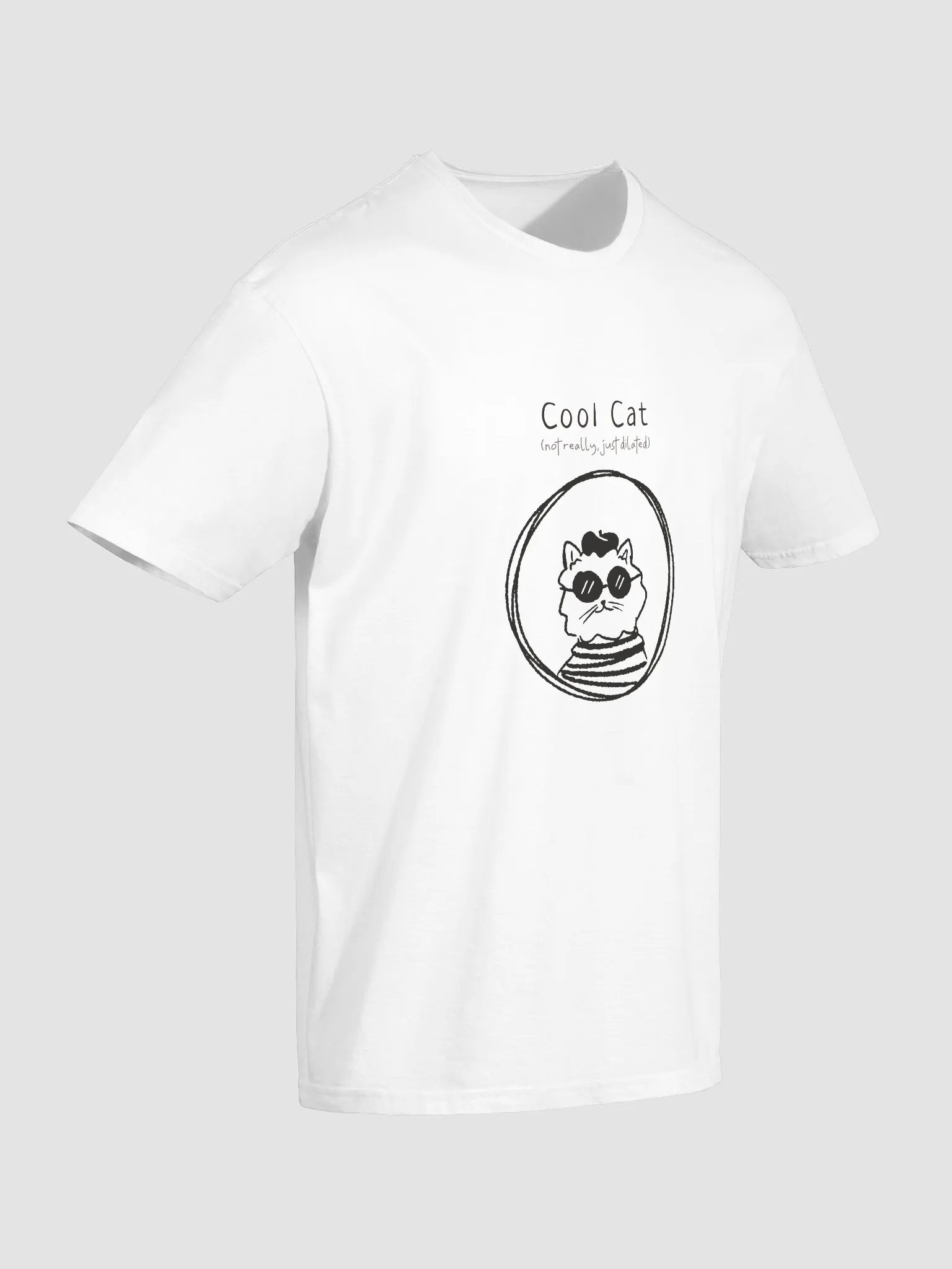 Cool Cat Sunglasses Unisex T-Shirt product image (2)