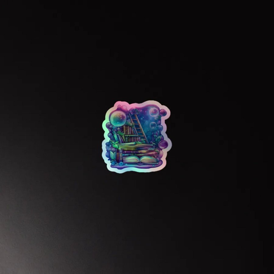 Mystic Library Holographic Sticker product image (3)