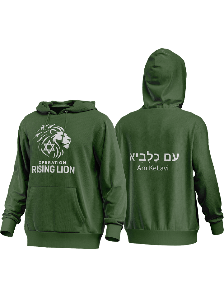"OPERATION RISING LION" (WHITE EMBLEM) Hoodie product image (21)