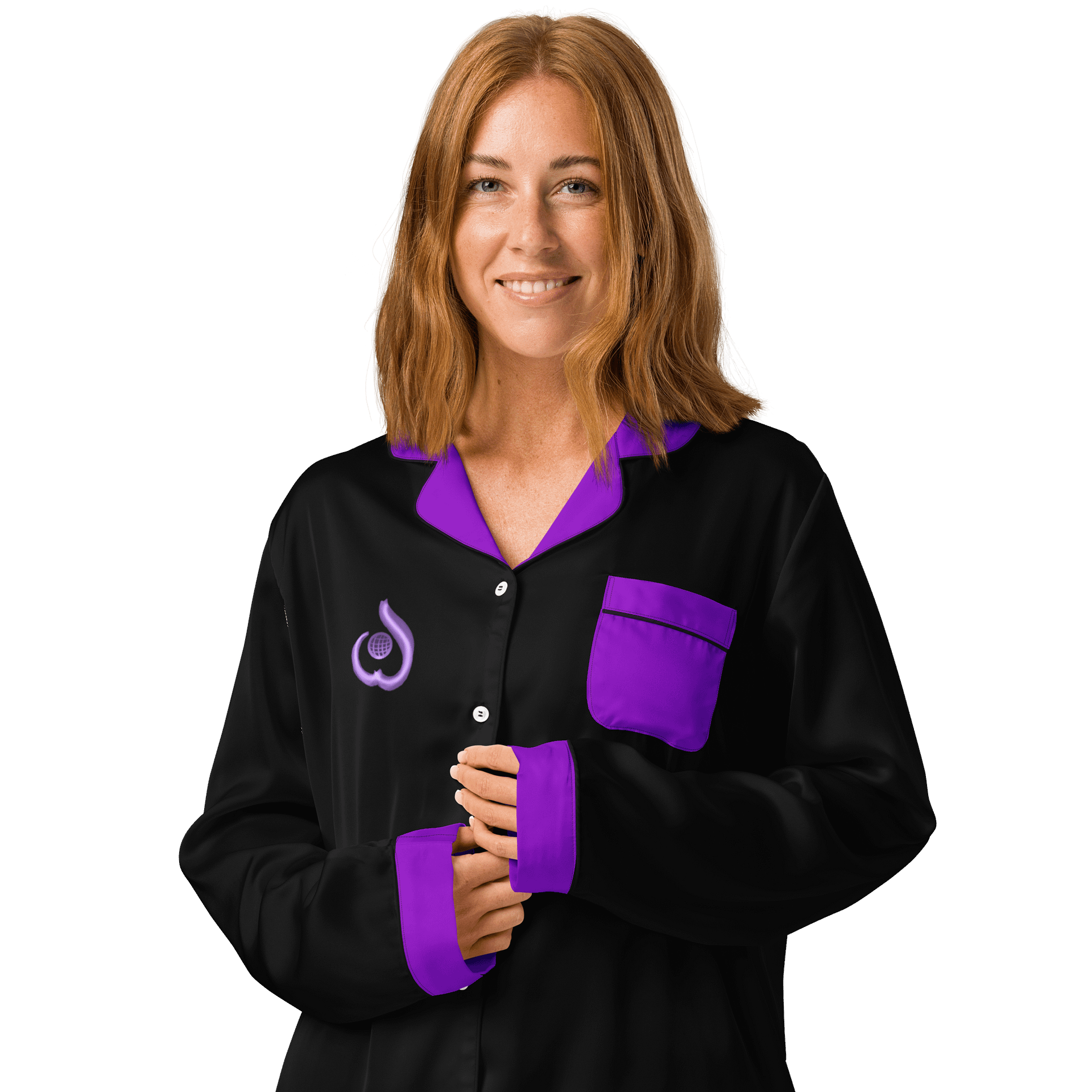 WILLOWISP Super Spy Solid Long Sleeve Pajama Top product image (3)