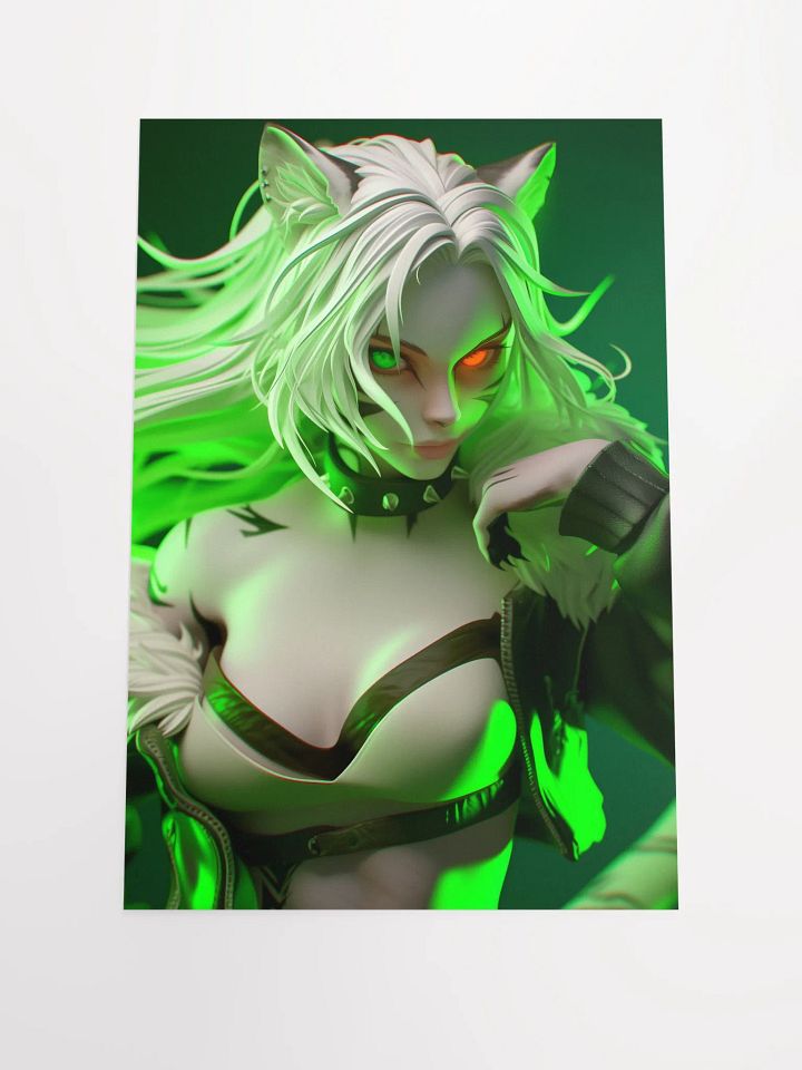 Cat Anthro Fantasy Matte Poster product image (1)
