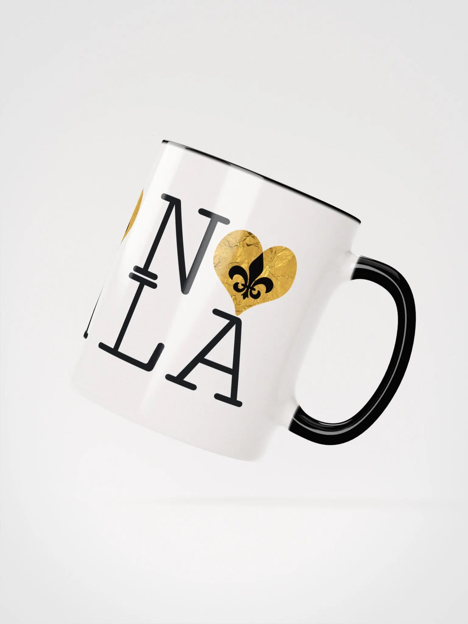 I LOVE NOLA **BIGSHOT COLOR MUG** (GOLD WRAP) product image (2)
