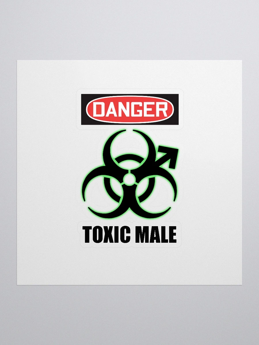 Danger: Toxic Male Sticker product image (4)