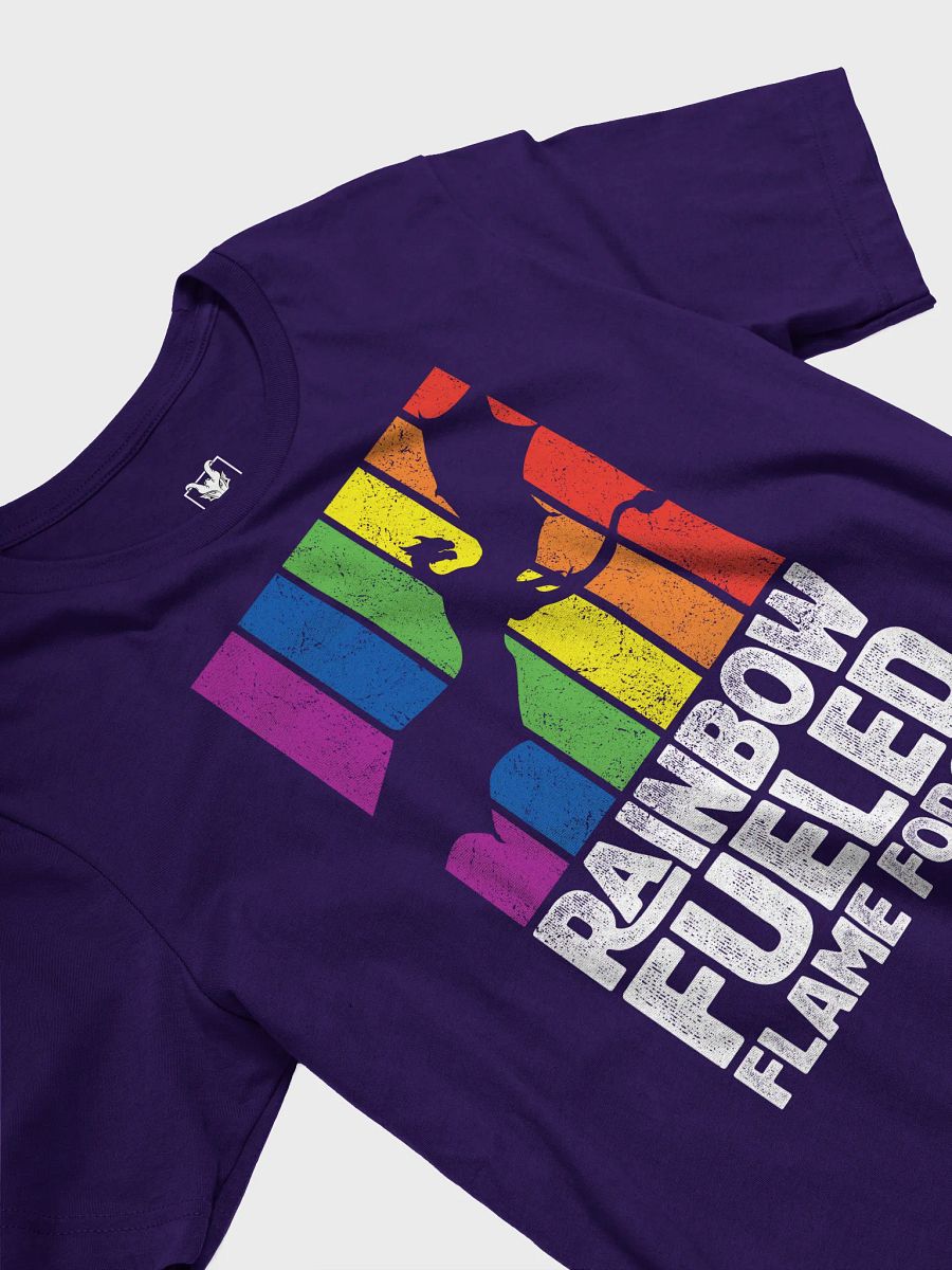Rainbow Fueled. Flame Forged Pride Supersoft T-Shirt product image (22)