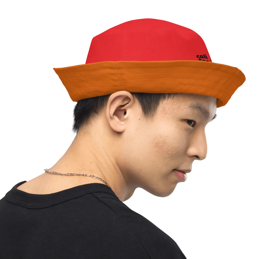 Sunny California Red/Orange Reversible Bucket Hat product image (12)