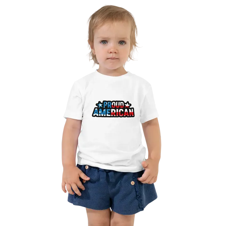Toddler T-Shirt: Proud American product image (3)