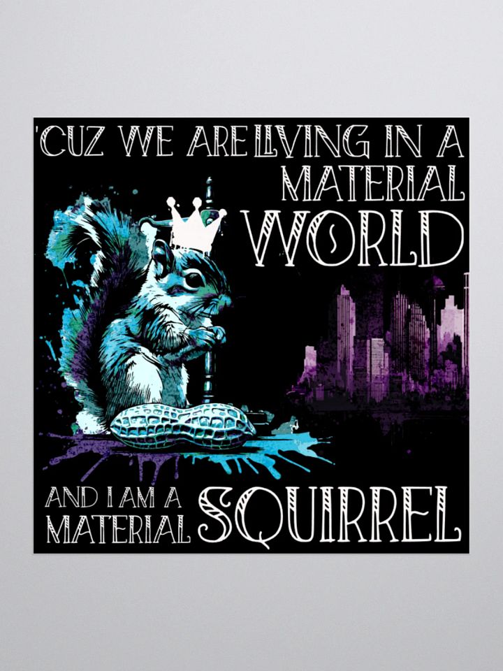 Material Squirrel Kiss Cut Stickers product image (3)
