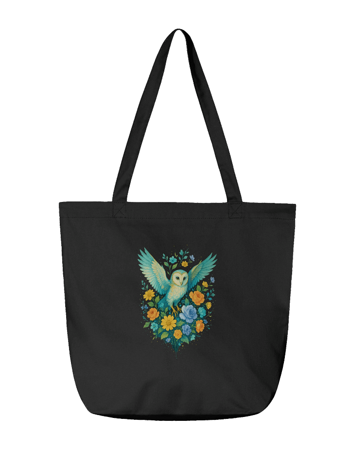 Cottagecore Owl Tote Bag With Wildflowers And Enchanted Forest Style product image (3)