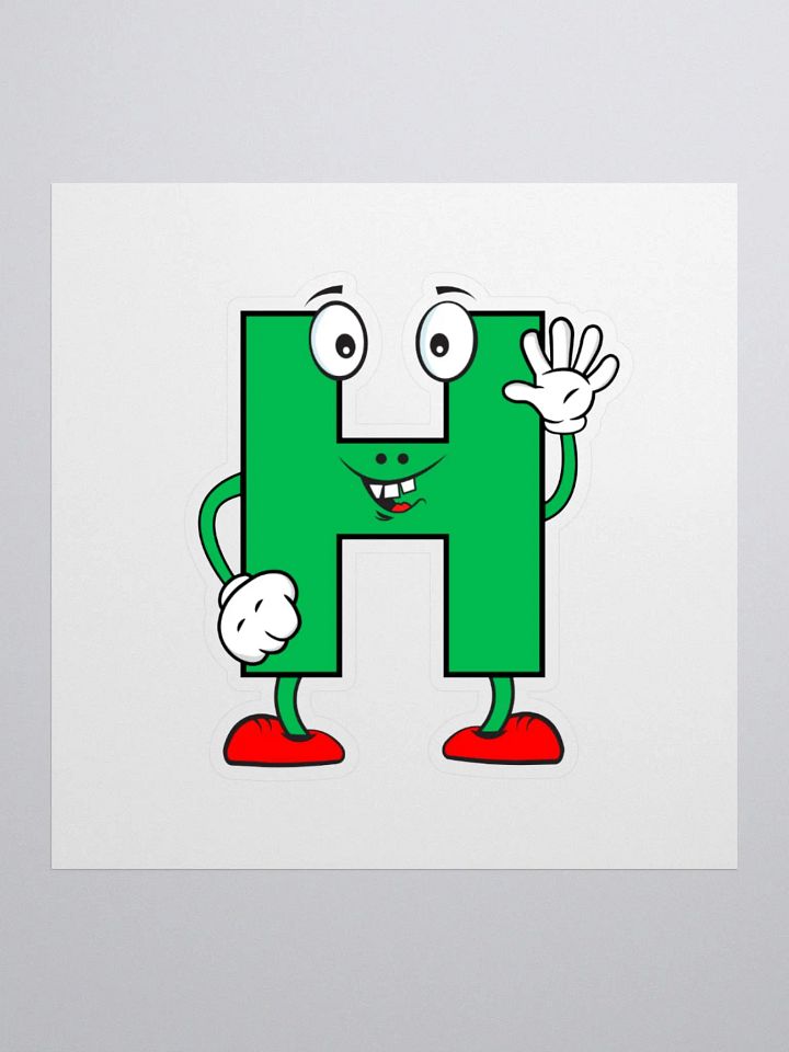 H Cartoon Character Sticker product image (1)