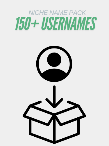 Gold Niche Name Pack - 150+ usernames product image (1)