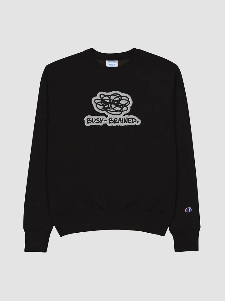 BUSY-BRAINED (bubble design) embroidered Champion Crewneck product image (1)