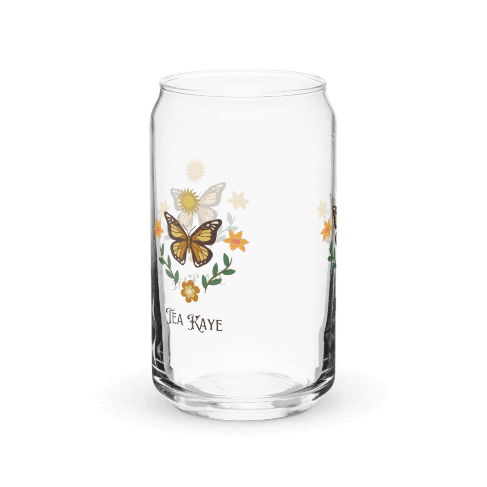 Butterfly Bliss Iced Coffee Glass product image (4)