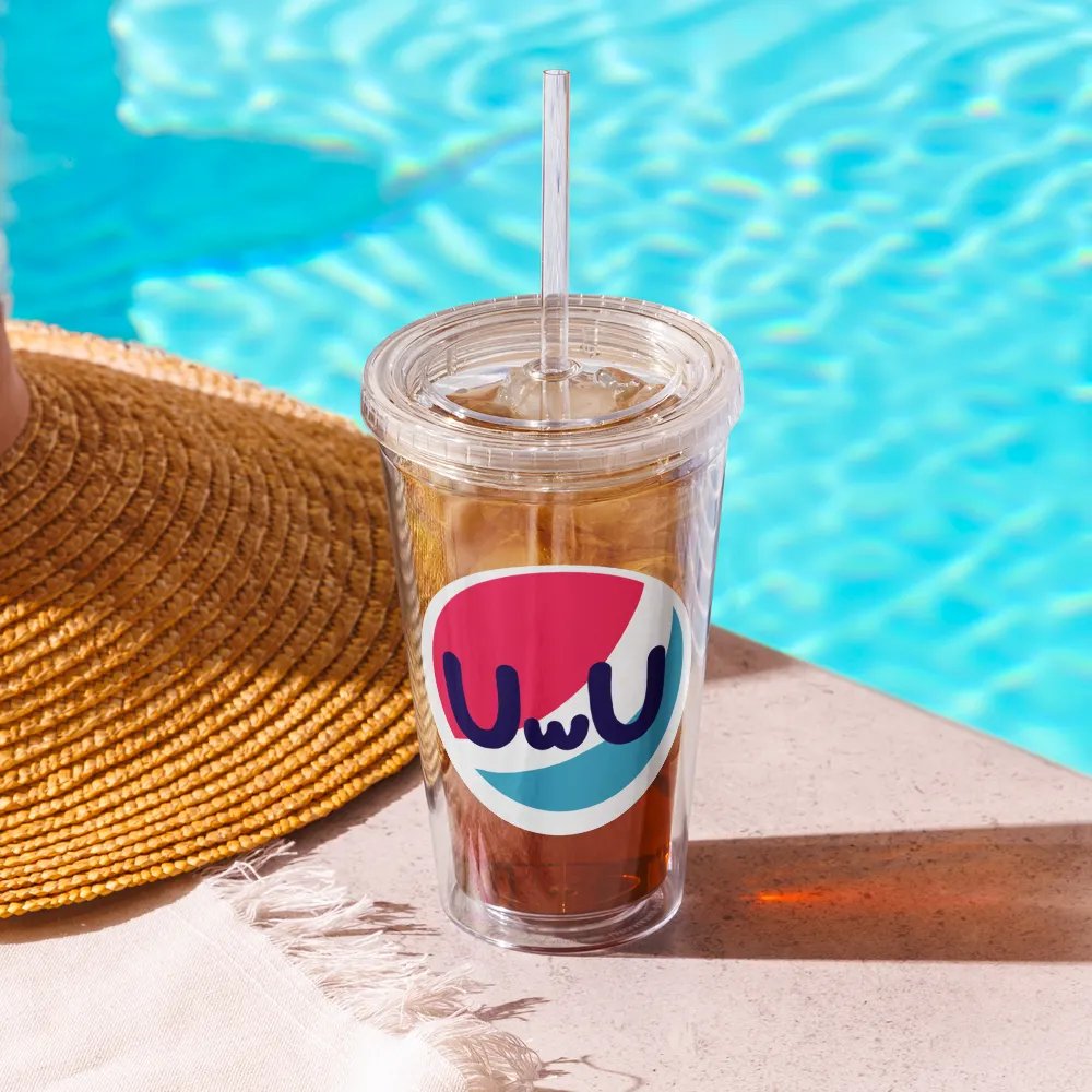 UwU Clear Plastic Cup product image (10)
