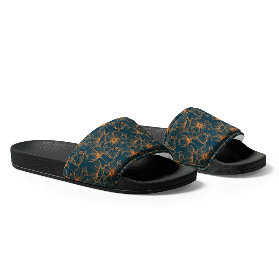 Dark Romantic Floral | Women's Slides product image (2)