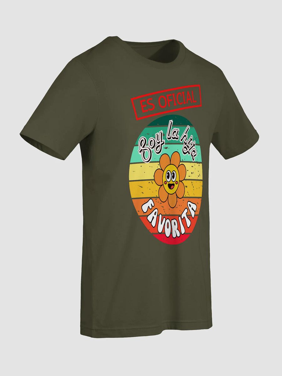 Retro Daughter t-shirt Es oficial soy la hija favorita product image (34)